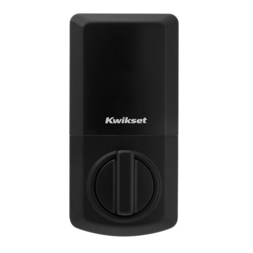 Kwikset 270 Series 9270 CNT 514 SMT RBP Smartcode Deadbolt, 2 Grade, Keyed One-Side Key, Matte Black, KW1 Keyway - 3
