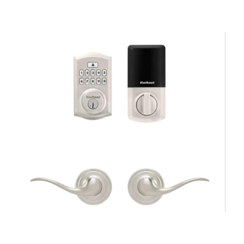 Kwikset 260 Series 9260 TRL 15 SMT RBP Electronic Smartcode Deadbolt with Tustin Lever, 2 Grade, Keyed One-Side Key - 2