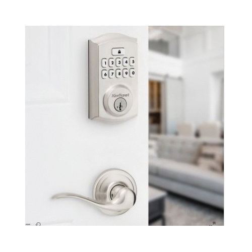 Kwikset 260 Series 9260 TRL 15 SMT RBP Electronic Smartcode Deadbolt with Tustin Lever, 2 Grade, Keyed One-Side Key - 3