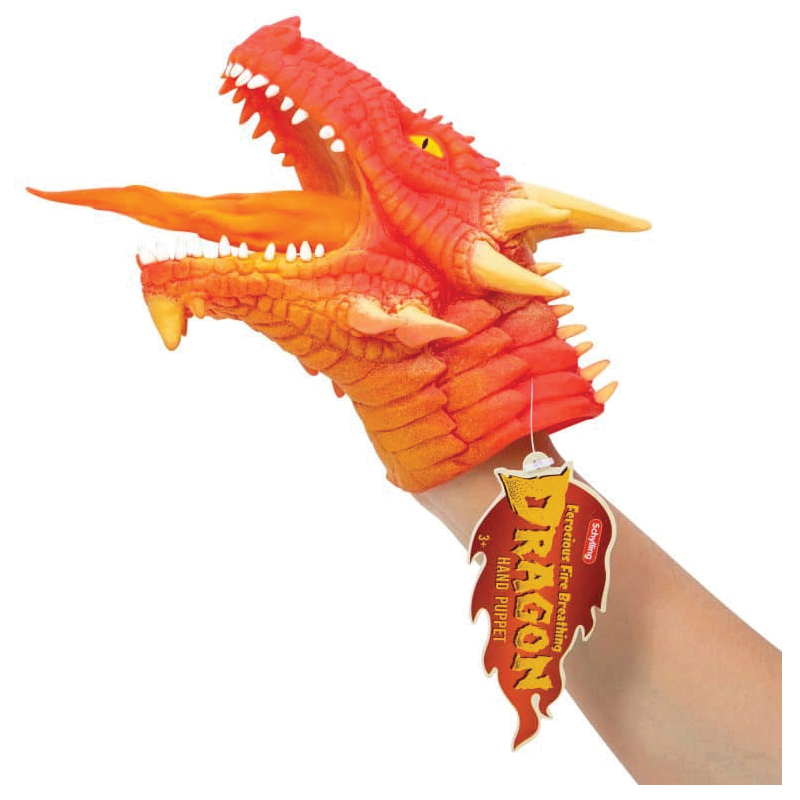 Schylling DRHP Hand Puppet Toy, One-Size, Dragon - 3