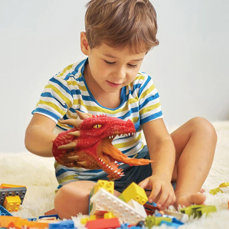Schylling DRHP Hand Puppet Toy, One-Size, Dragon - 4