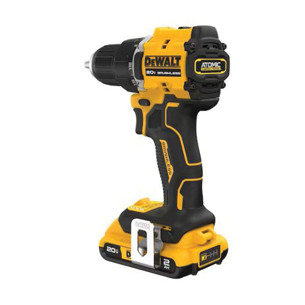 DEWALT ATOMIC 20V MAX Series DCD794D1 Drill/Driver Kit, Battery Included, 20 V, 2 Ah, 1/2 in Chuck, Keyless Chuck - 4