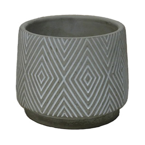 Craftware SY 97 Planter Set, 5 in H, 6 in W, Illusion Design, Assorted - 4