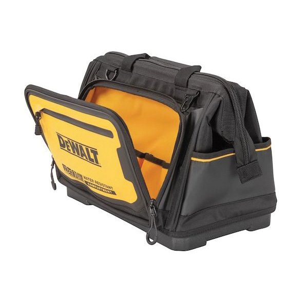 DEWALT DWST560103 Pro Open Mouth Tool Bag, 11 in W, 16-1/8 in D, 11-3/4 in H, 31-Pocket, 1680D Fabric/Tarpaulin - 2