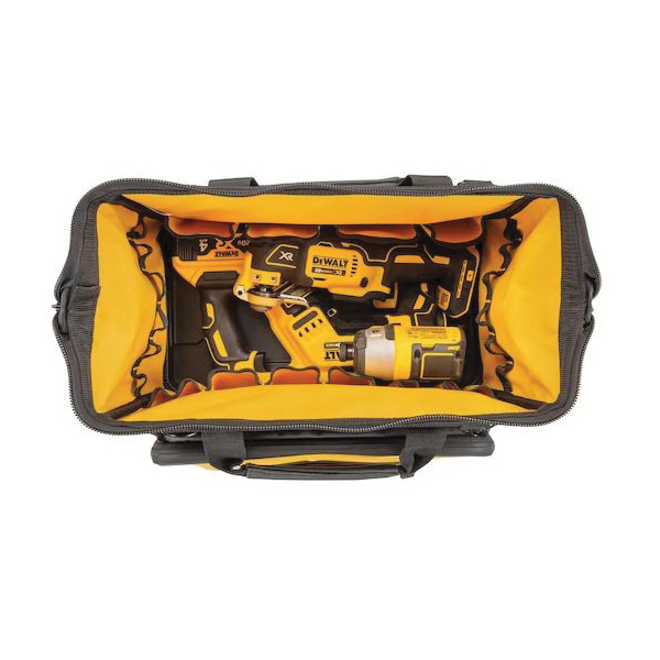 DEWALT DWST560103 Pro Open Mouth Tool Bag, 11 in W, 16-1/8 in D, 11-3/4 in H, 31-Pocket, 1680D Fabric/Tarpaulin - 3