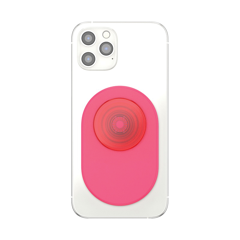 Popsockets 806052 Pop Grip, Neon Pink, For: iPhone 12 - 4