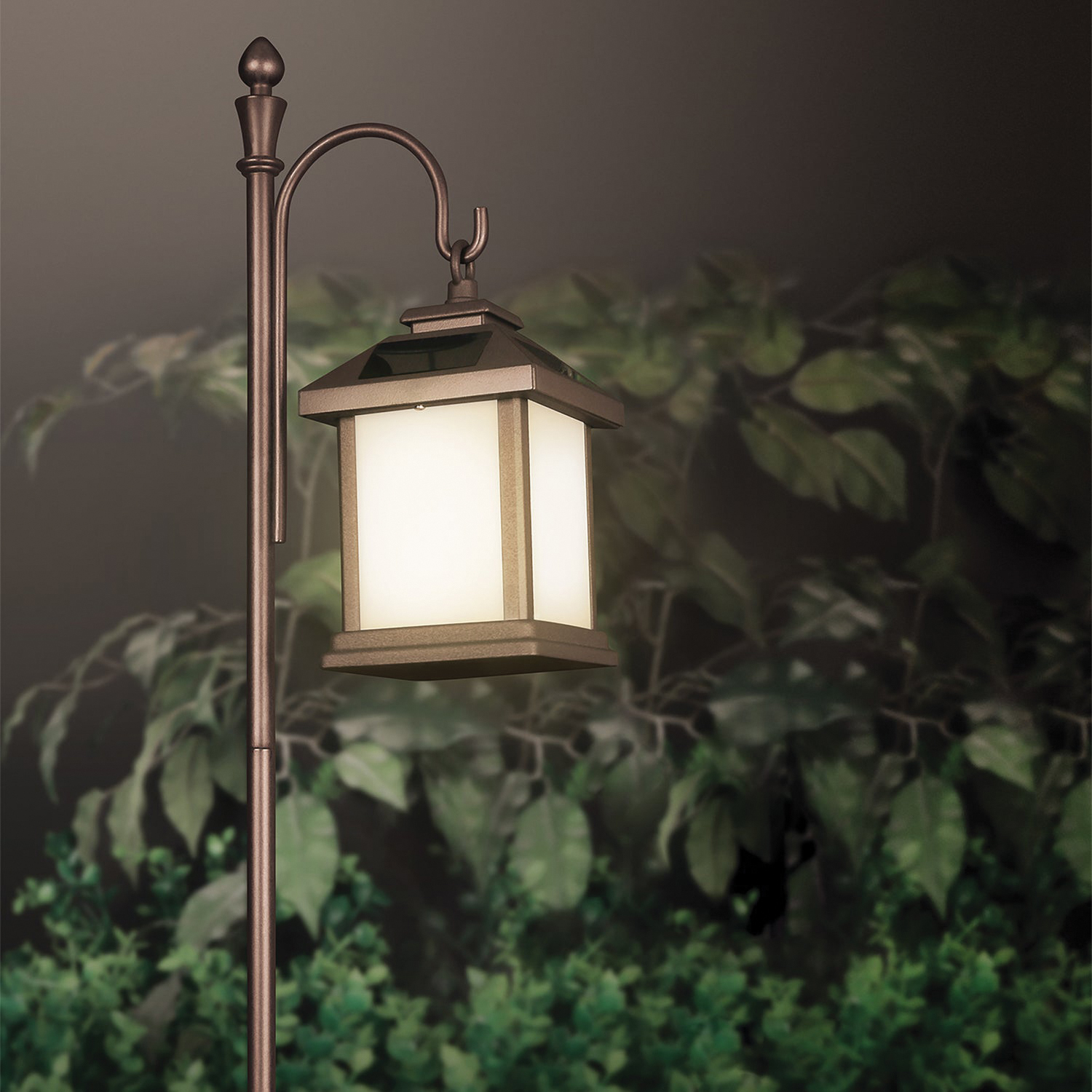 Feit Electric OneSync SYNC/HOOK48 Landscape Shepherd's Hook, Steel, Bronze, Powder-Coated, Ground - 4