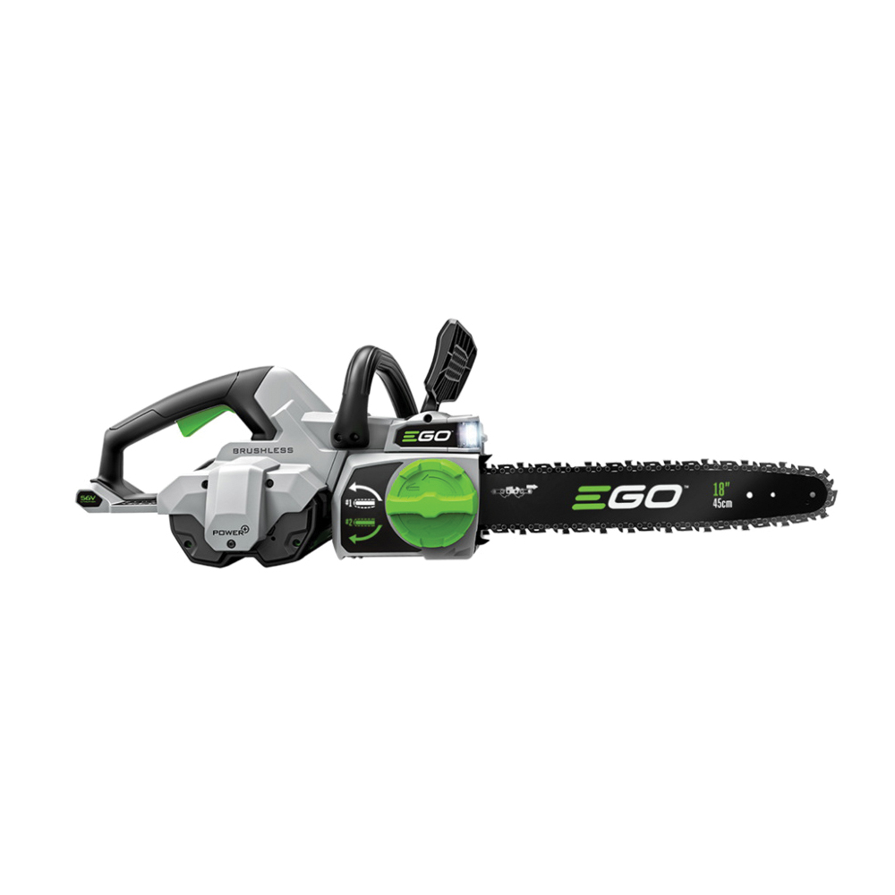EGO CS1803 Cordless Chainsaw, Battery Included, 4 Ah, 56 V, Lithium, 18 in L Bar, 3/8 in Pitch - 3
