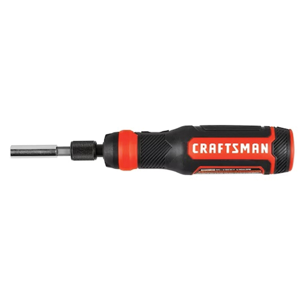 Craftsman CMHT66718B6 Cordless Screwdriver Kit, Tool Only, 4 V, 1.5 Ah, 1/4 in Chuck, Square Chuck - 2