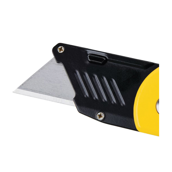 STANLEY STHT10424 Compact Knife, 2-7/16 in L Blade, 0.024 in W Blade, Carbon Steel Blade, Black/Yellow Handle - 5