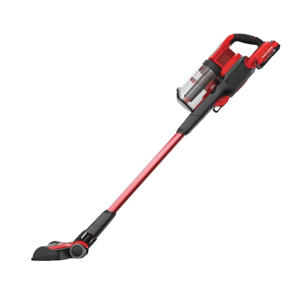 Craftsman CMCVS001D1 Cordless Stick Vacuum Kit, 2.5 gal Vacuum, 20 V Battery, 2 Ah, Red - 2