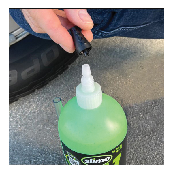 Slime 10194 2-in-1 Tire and Tube Sealant, 32 oz, Liquid - 4