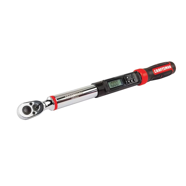 Craftsman CMMT99435 Digital Torque Wrench, 3/8 in Drive, 16.3 in OAL, 20 to 100 ft/lb, Ergonomic Handle - 2
