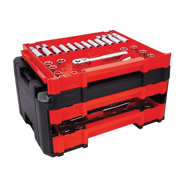 Craftsman VERSASTACK CMMT45305 Mechanic Tool Set, 230-Piece, Chrome Vanadium Steel, Polished Chrome - 5