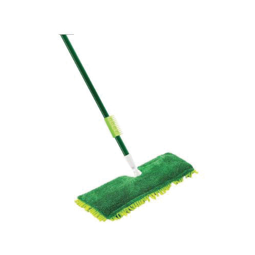 Libman 1172 Two-Sided Mop, 18-1/2 in W Head, 7 in L Head, Micro-Fiber/Polypropylene Head, Steel Handle, 52 in L - 3