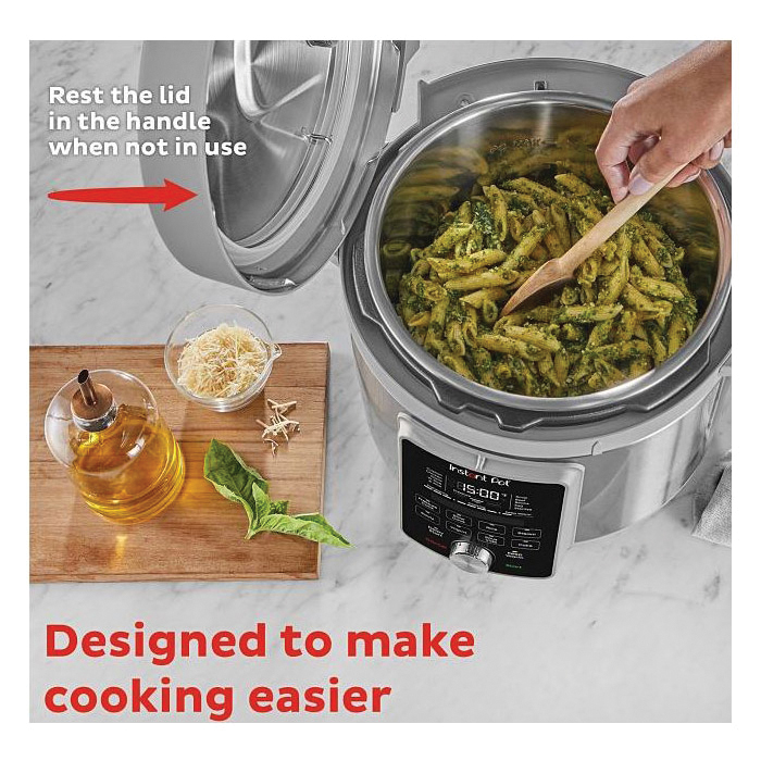Instant Pot Duo Plus Series 113-0058-01 Pressure Cooker with Whisper-Quiet Steam Release, 8 qt, 1200 W, Stainless Steel - 5