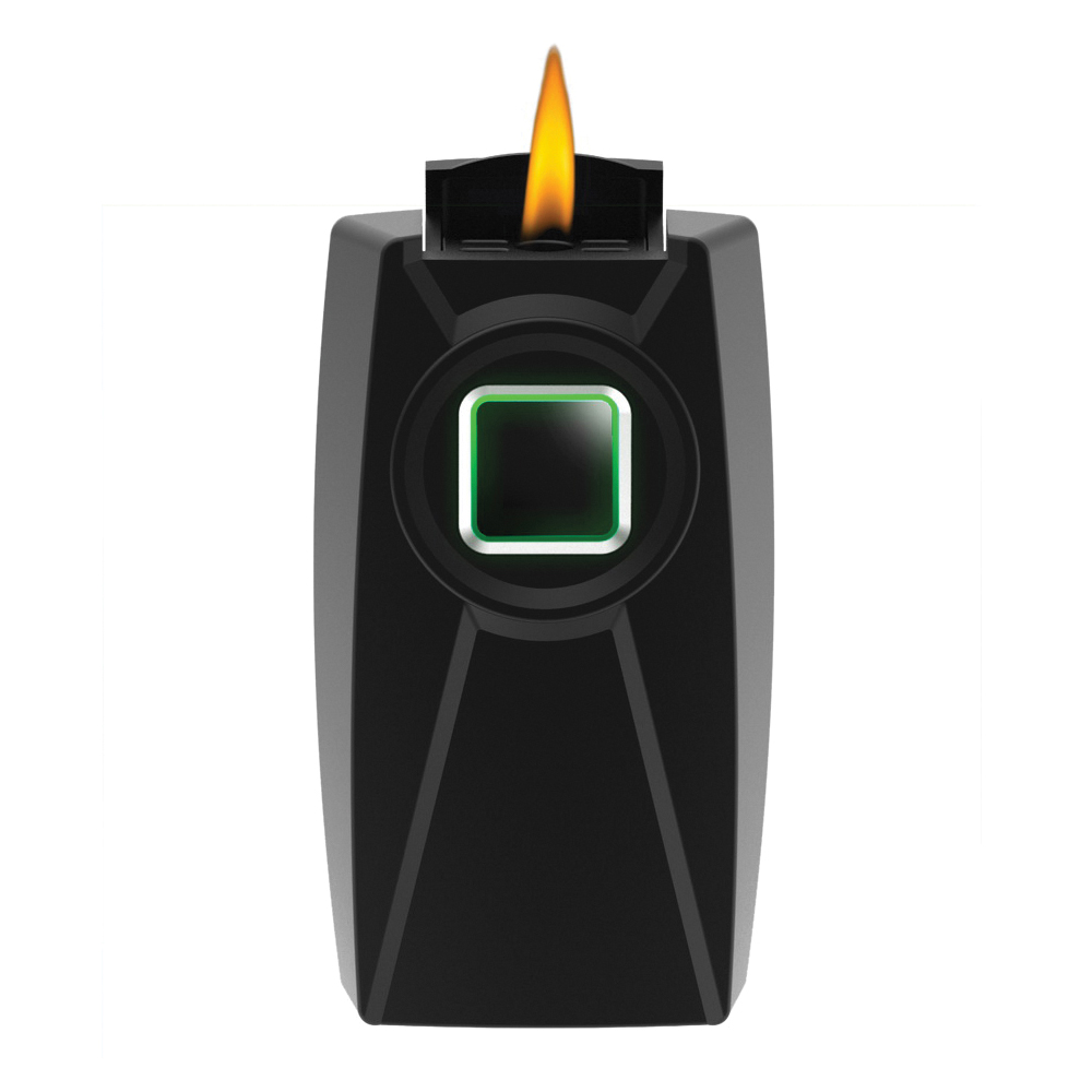 John Gibson 22073 Biometric Fingerprint Pocket Lighter, Black - 2