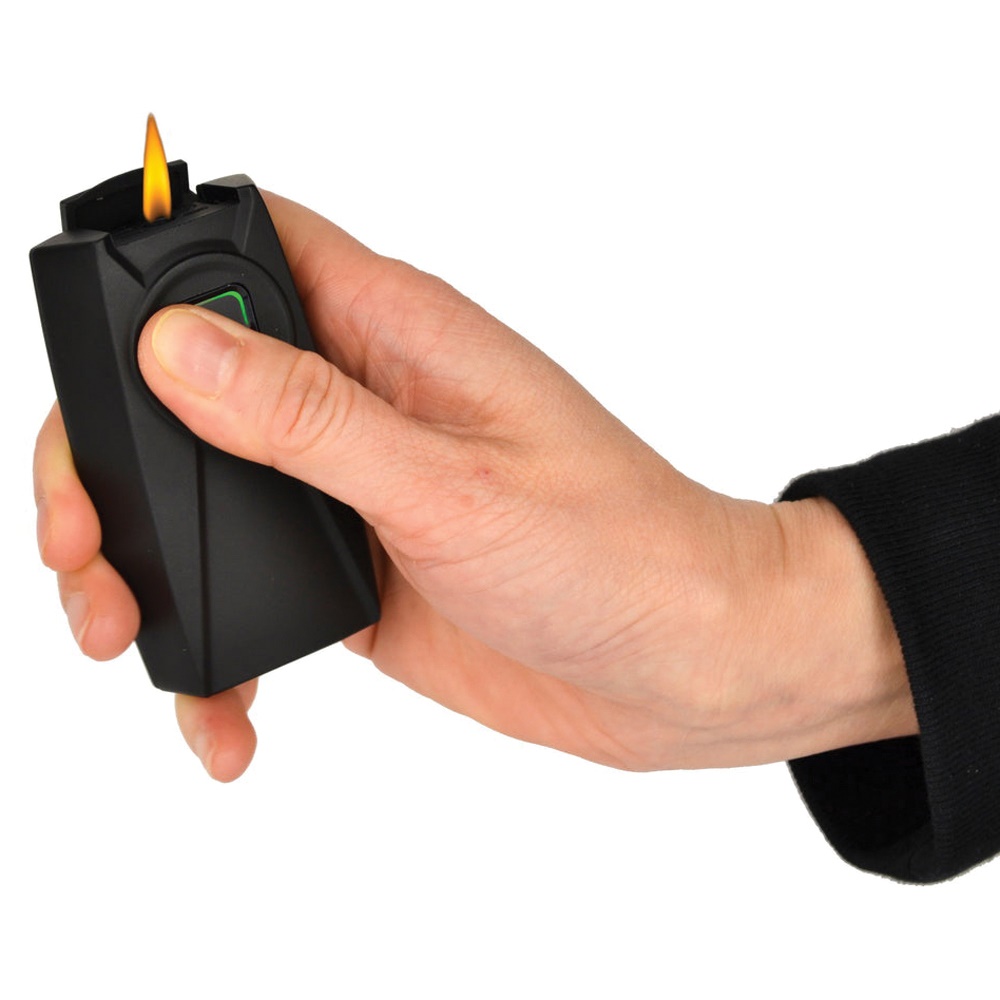 John Gibson 22073 Biometric Fingerprint Pocket Lighter, Black - 3