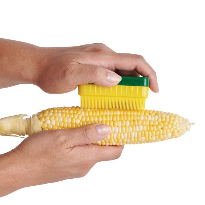 HIC 9944 Corn Cleaning Brush, 3 in OAL, Plastic Handle - 3