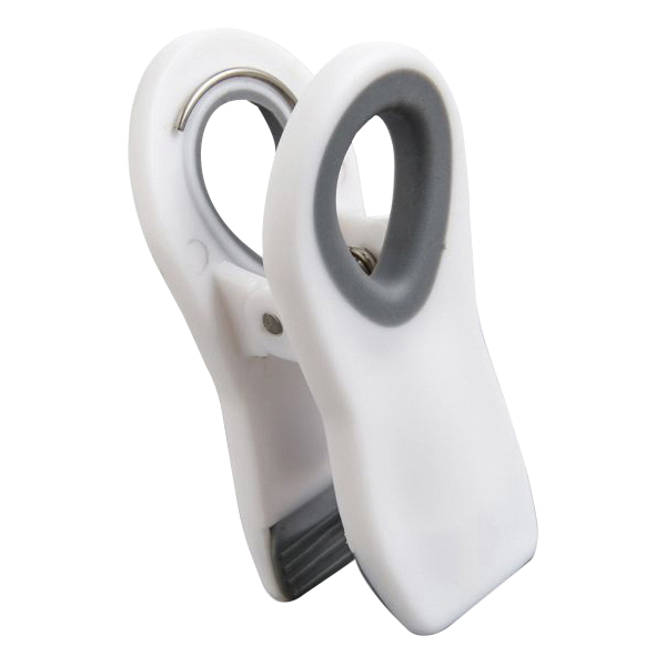 HIC 22149 Multi-Purpose Magnetic Clip Set, Plastic/Stainless Steel/TPR, Charcoal/Gray - 3