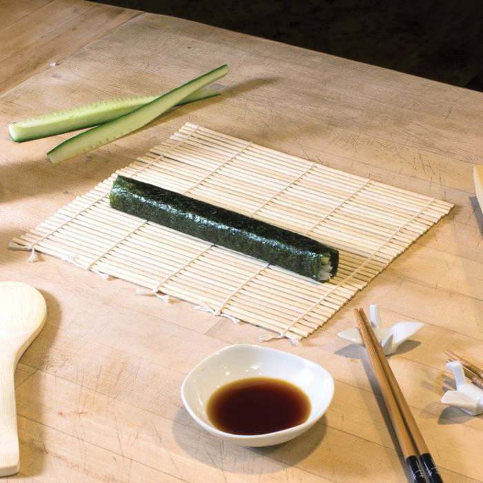 Helen's Asian Kitchen 97106 Sushi Mat, 9-1/2 in L, Bamboo - 2