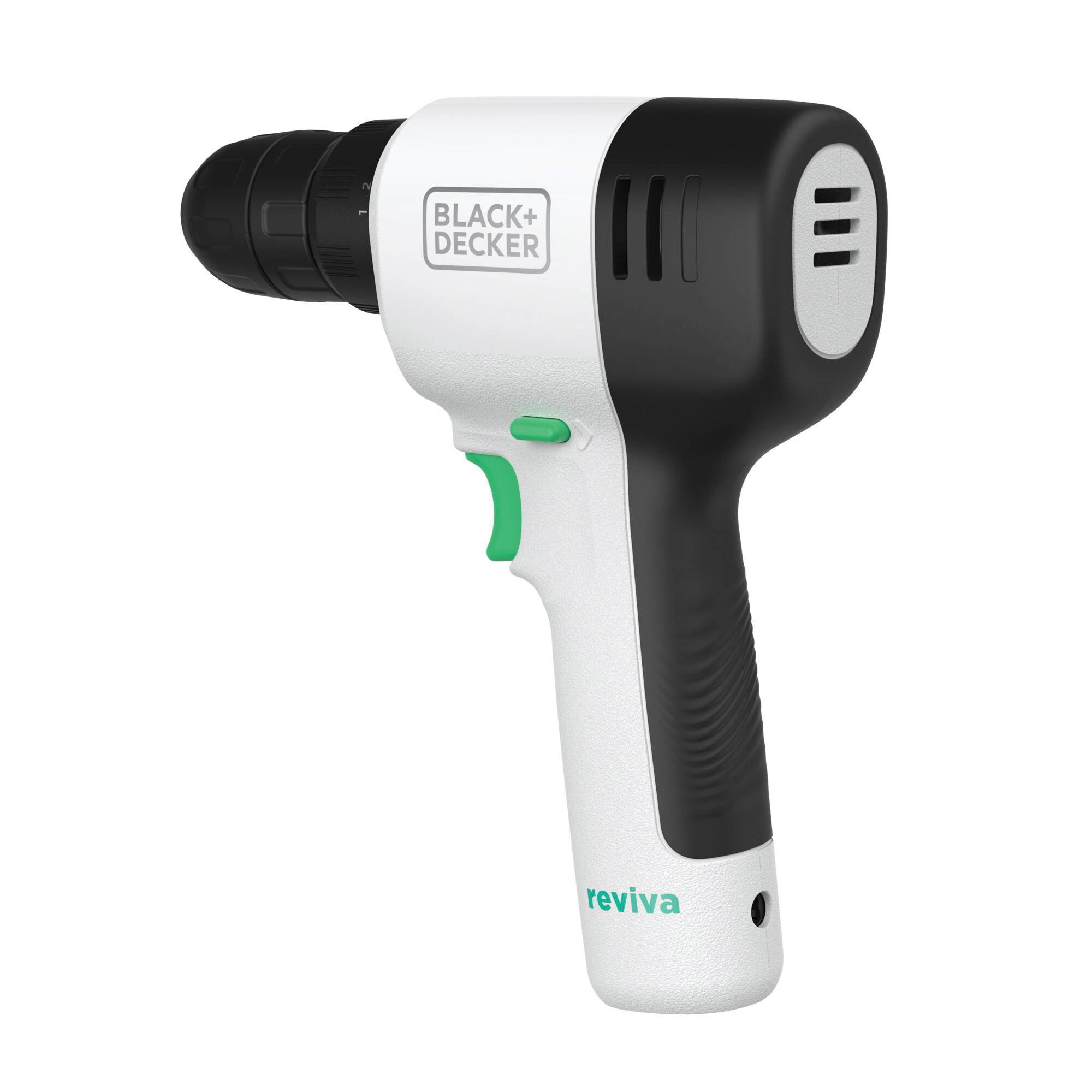 Black+Decker Reviva REVCDD12C Cordless Drill/Driver, Battery Included, 12 V, 1.5 Ah, 3/8 in Chuck, Keyless Chuck - 4