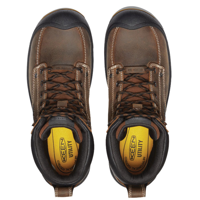Keen Fort Wayne Series 1027100-10.5 Work Boots, 10.5, Dark Earth/Gum, Leather - 4