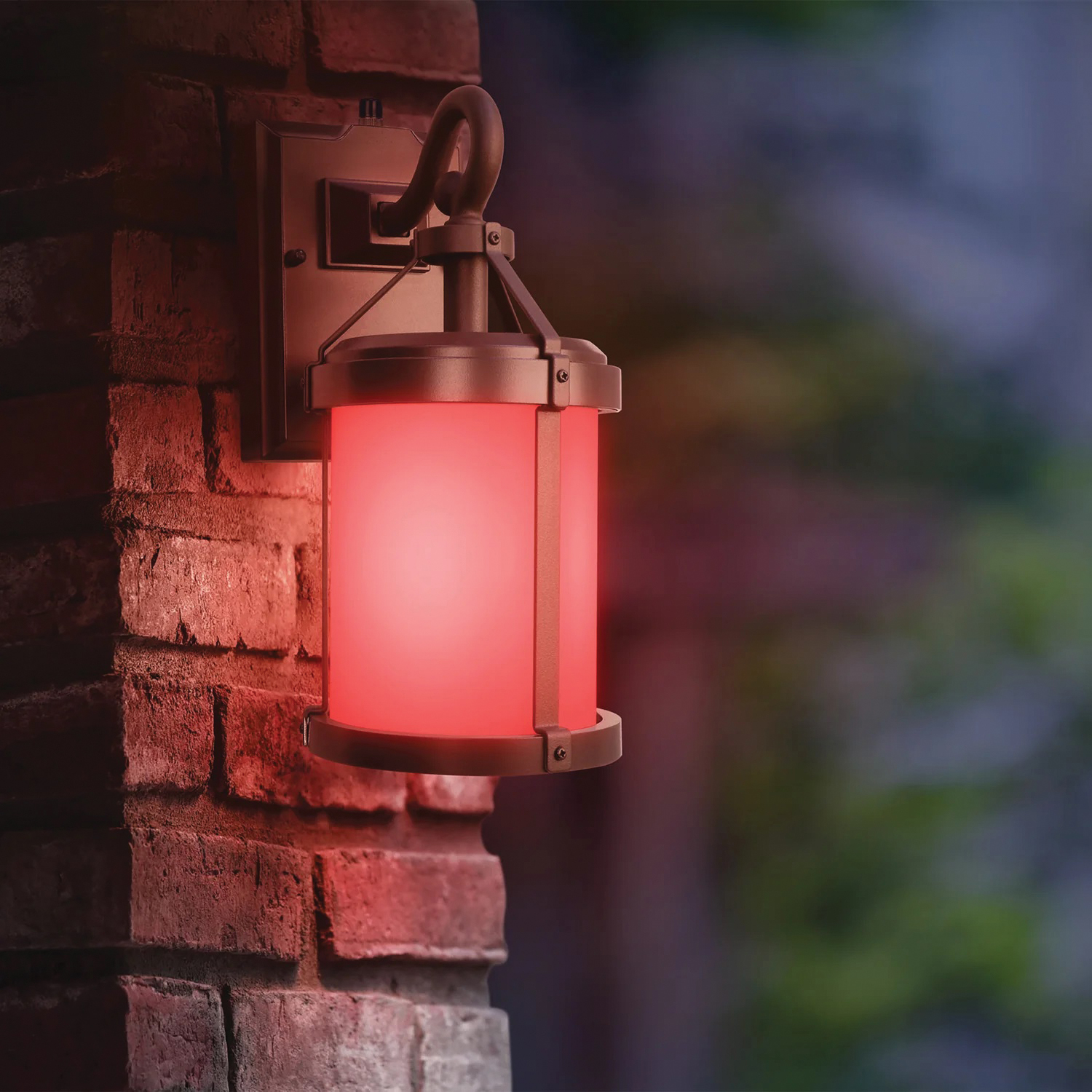 Feit Electric OneSync LAN11RND/SYNC/BZ Wall Lantern, 120 V, LED Lamp, 600 Lumens, Metal Fixture, Bronze Fixture - 5