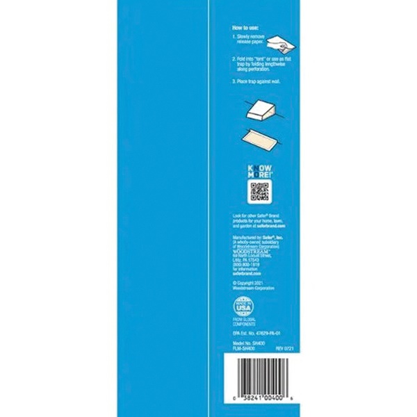 Safer SH400 Home Spider and Insect Trap, Solid, Clear - 2
