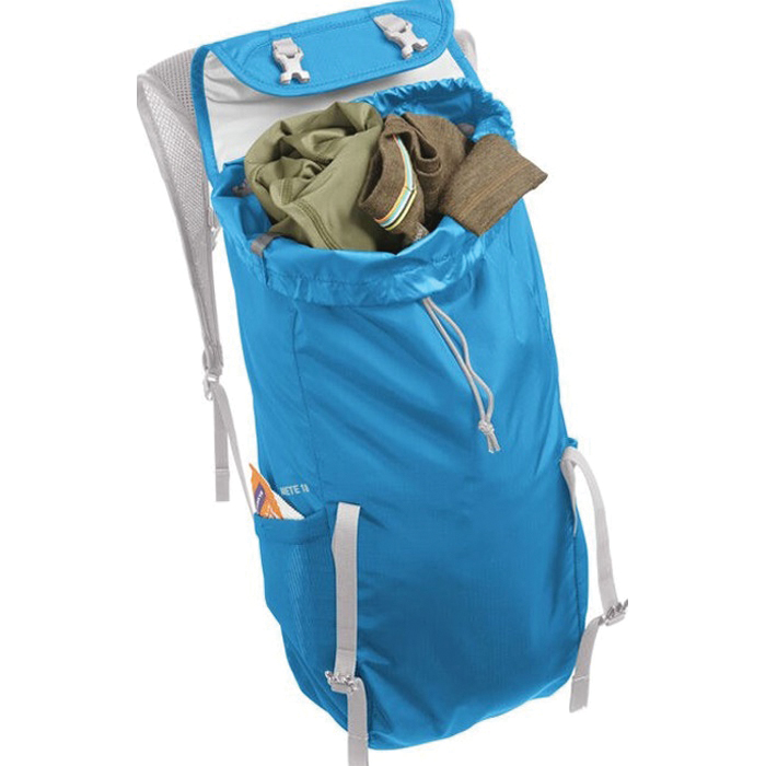 Camelbak Arete Series CB-2528403000 Hydration Pack, 17.7 in L, 9-1/2 in W, 50 oz Volume, Zipper, Black/Reflective - 5