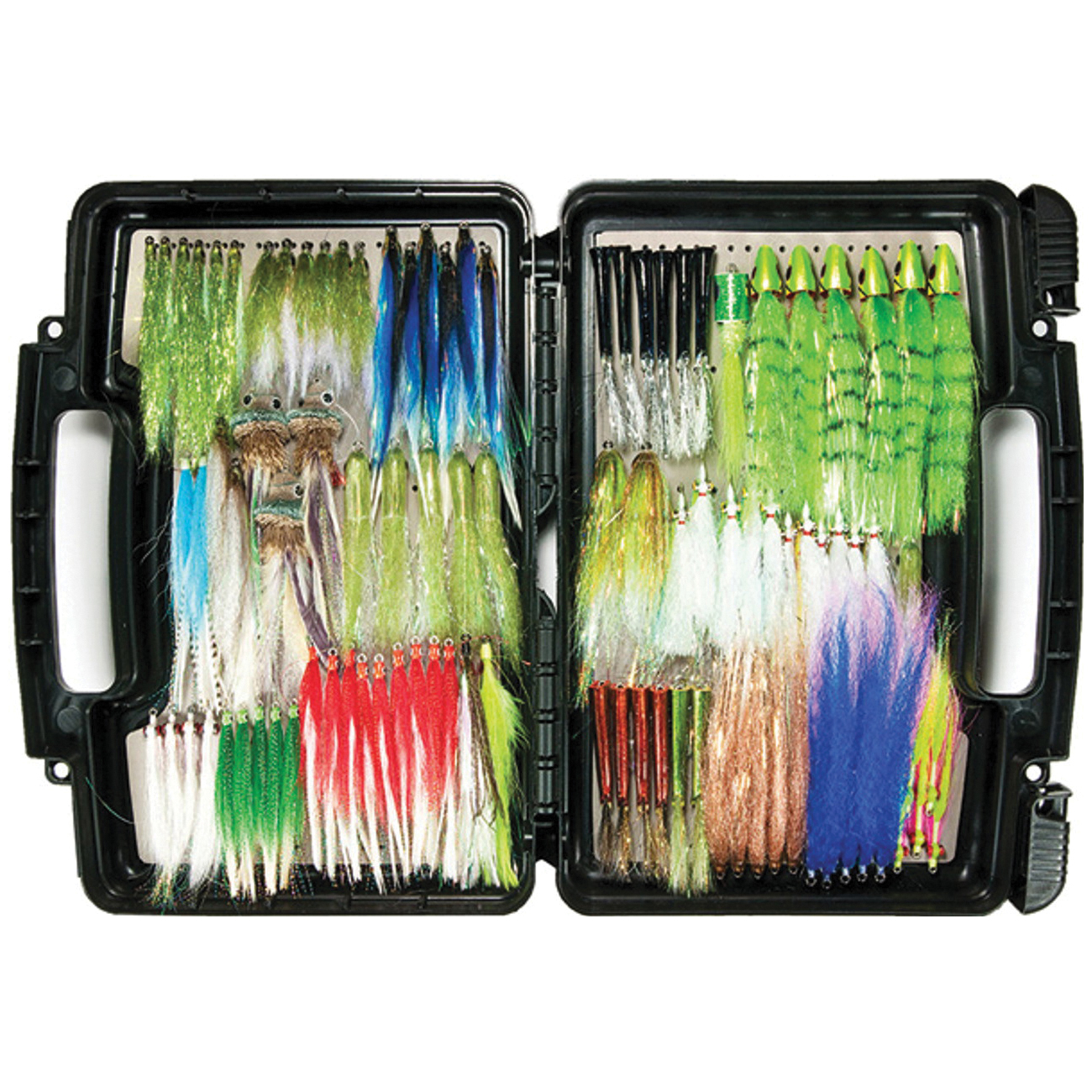Umpqua 30860 Baby Fly Box, 10 in W, 8 in D, Black/Sage - 1