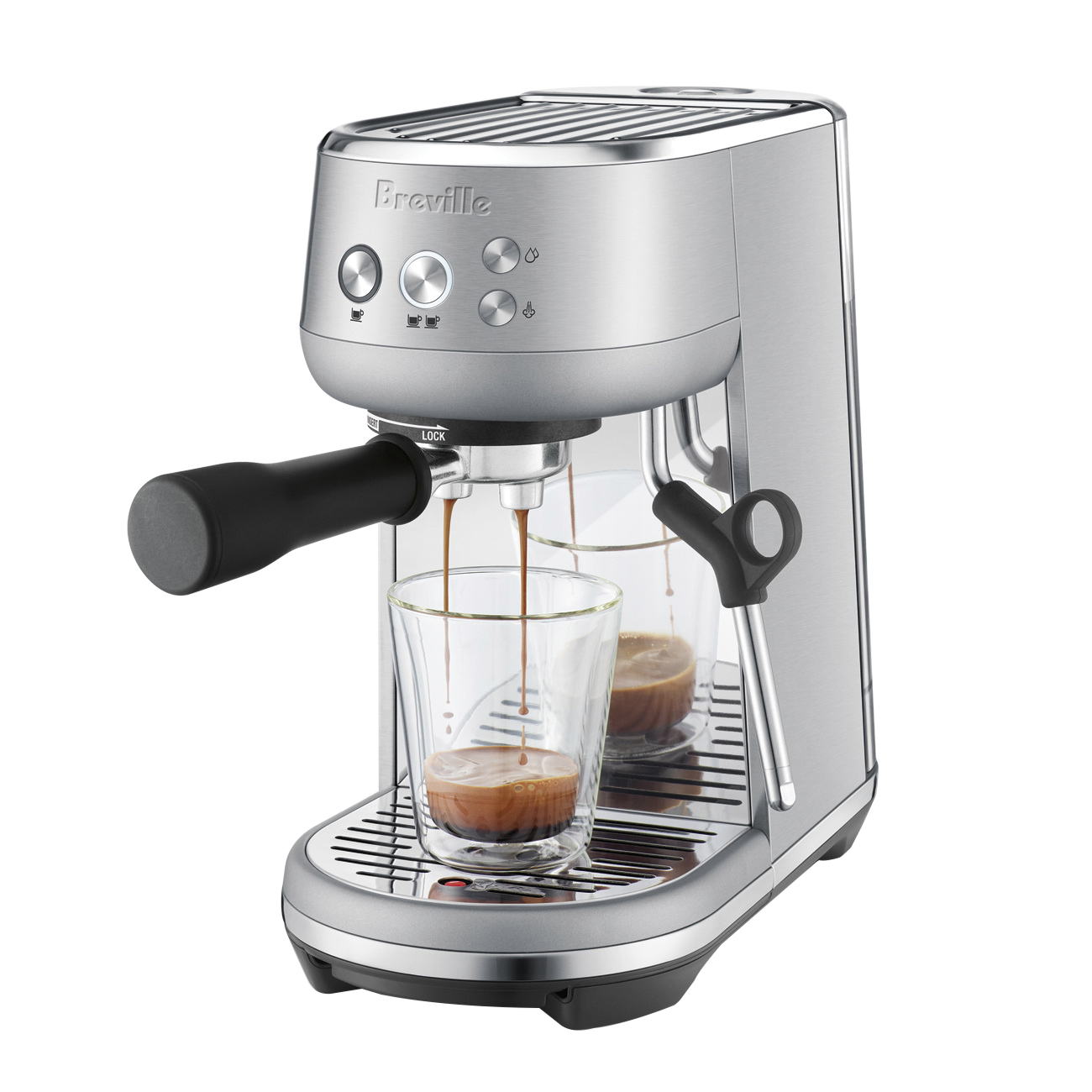 Breville Bambino Series BES450BSS1BUS1 Espresso Machine, 47 fl-oz, 1560 W, Button Control, Stainless Steel - 2