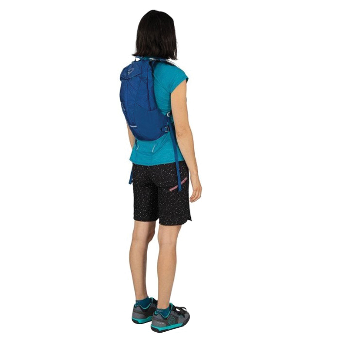 Osprey Kitsuma Series 10005020 Biking Hydration Pack, 17.4 in L, 6.7 in W, 7 L Volume, Zipper, 100D Nylon - 4