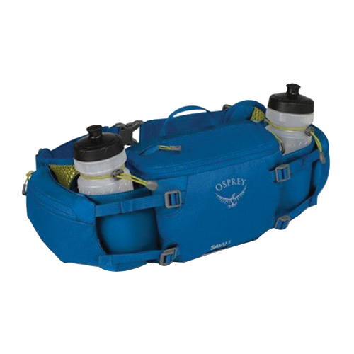 Osprey Savu Series 10005088 Biking Hydration Pack, 9 in L, 7 in W, 5 L Volume, Zipper, 100D Nylon, Postal Blue - 2