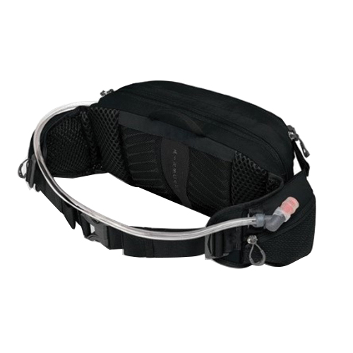 Osprey Seral Series 10005093 Biking Hydration Pack, 12-1/2 in L, 8-1/2 in W, 7 L Volume, Zipper, Black - 2