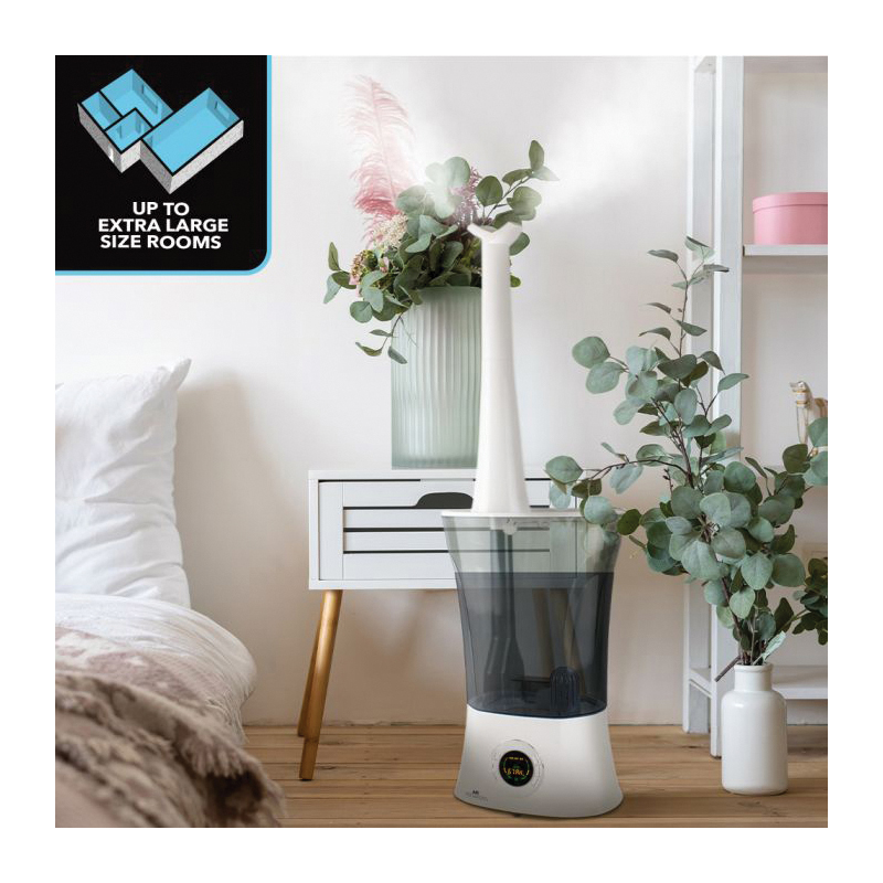 Air Innovations HUMID56-WHITE Humidifier, 120 V, 3-Speed, 700 sq-ft Coverage Area, 2.2 gal Tank, White - 4
