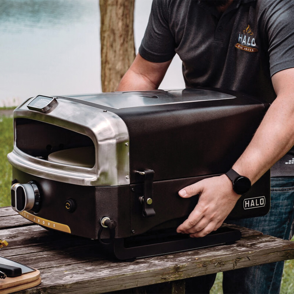 Crawford Outdoor Versa 16 Series HZ-1004-ANA Outdoor Pizza Oven, 24.59 in W, 22.44 in D, 14.84 in H, LP, 21,100 Btu - 4