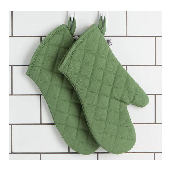 Now Designs by Danica 501655 Superior Oven Mitt, Elm Green - 3