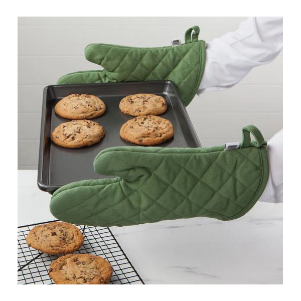 Now Designs by Danica 501655 Superior Oven Mitt, Elm Green - 4