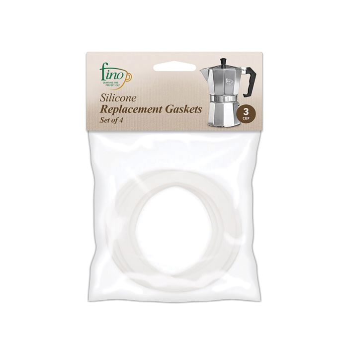 Fino 22075 Replacement Gasket, Silicone, For: Fino's 3-cup Stovetop Espresso Maker - 2