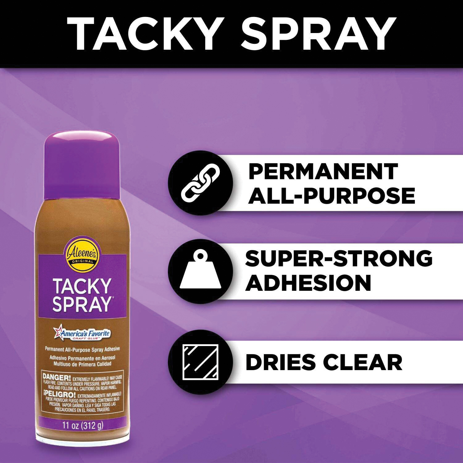 Aleenes 23501 All-Purpose Tacky Adhesive, Liquid, White, 11 oz - 2