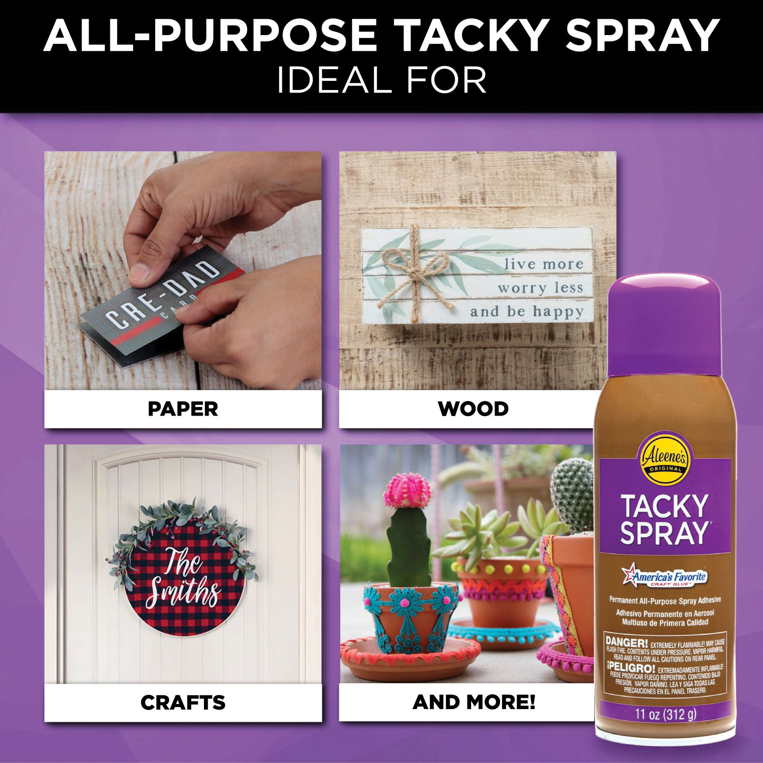 Aleenes 23501 All-Purpose Tacky Adhesive, Liquid, White, 11 oz - 5