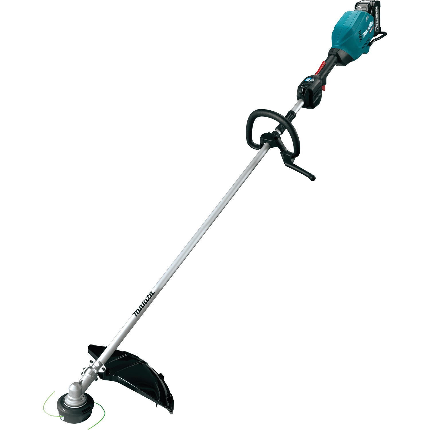 Makita GRU03M1 Brushless String Trimmer, Battery Included, 4 Ah, 40 V, Lithium-Ion, 3-Speed, 1-1/4 in L Shaft - 4