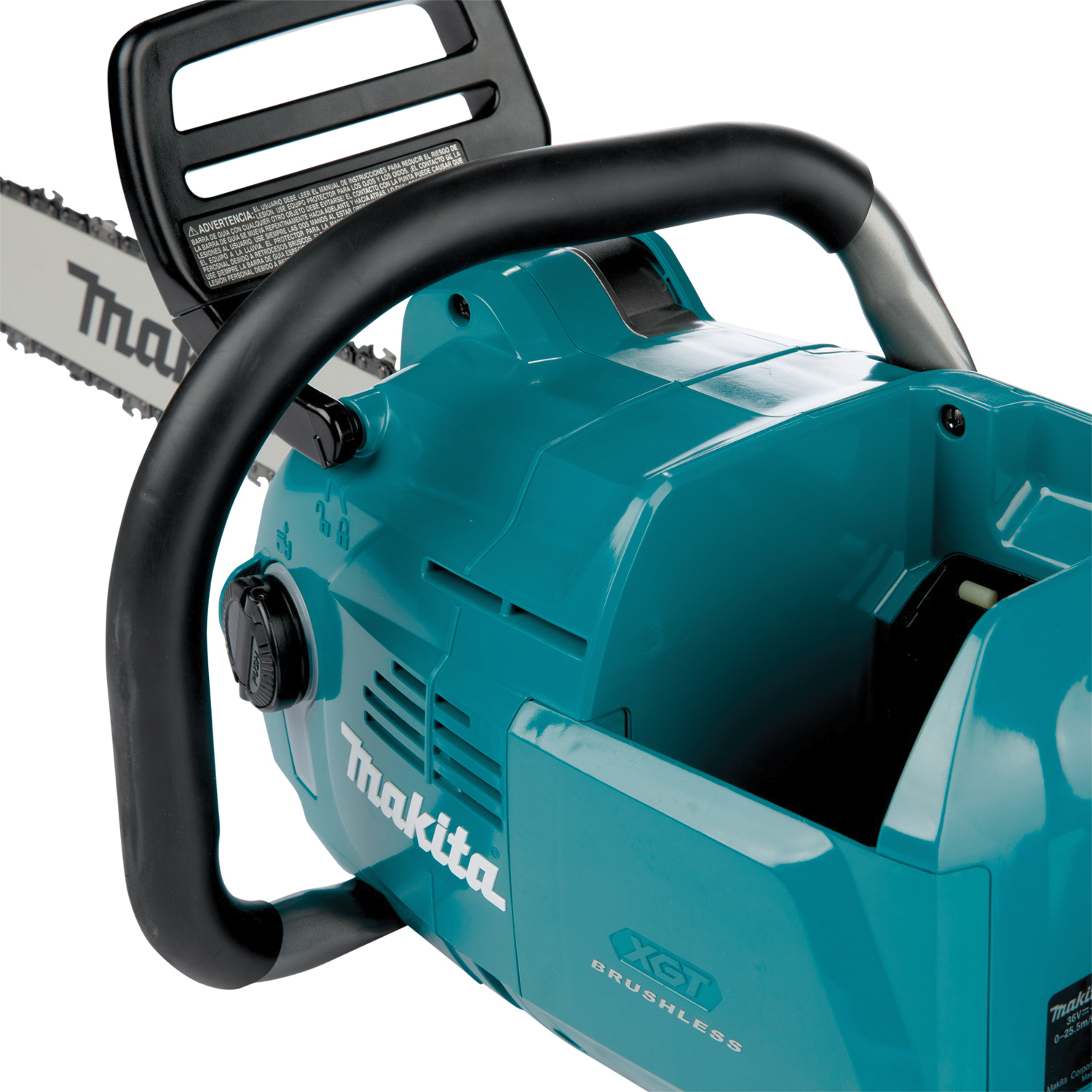 Makita GCU06T1 Cordless Chainsaw Kit, Battery Included, 5 Ah, 40 V, Lithium-Ion, 12 in Cutting Capacity, 18 in L Bar - 2
