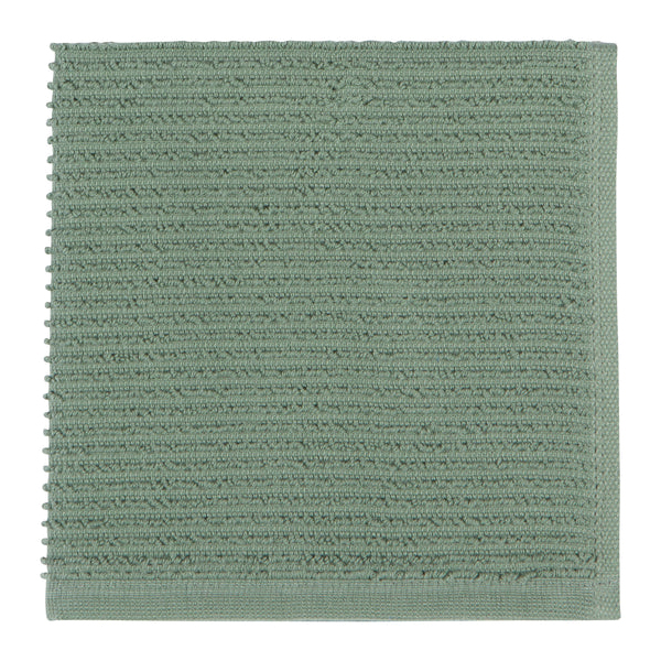 Now Designs by Danica 196655 Ripple Elm Green Dish Cloth, 13 in L, 13 in W, Terry, Elm Green - 2