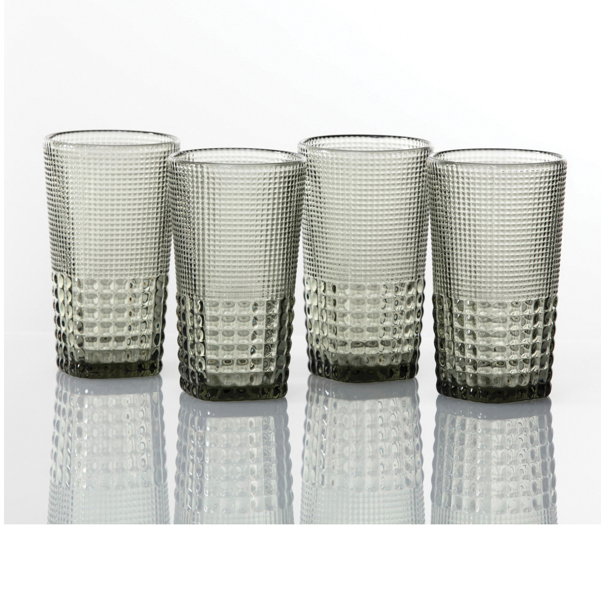 Fortessa Malcolm Series DV.MALCOLMGY.03 Iced Beverage Glass, 15 oz, Gray - 2