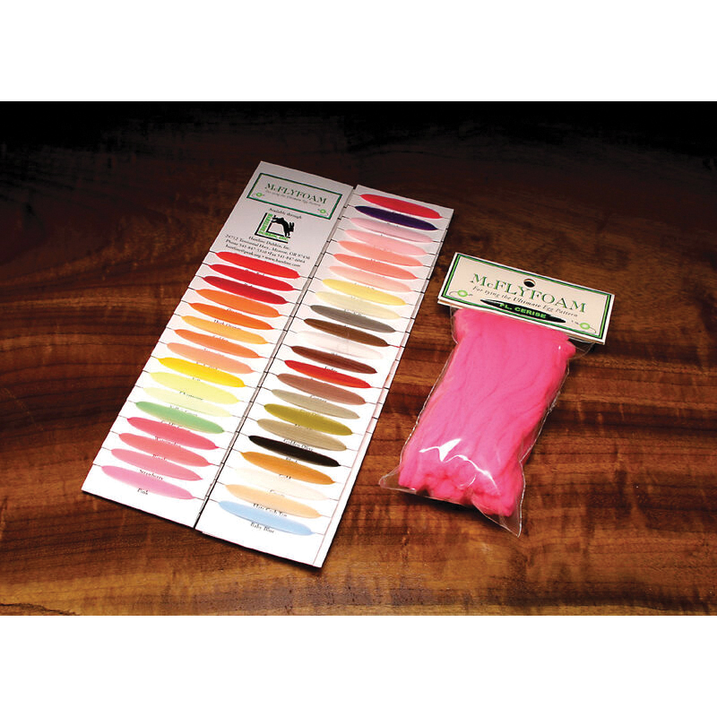 Hareline Mcflyfoam Series MC46 Flash Dub, Peach - 2