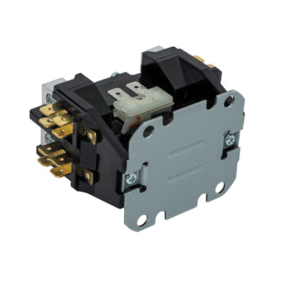 Packard C130A Definite-Purpose Contactor, 30 A, 1-Pole, Lugs, Spade Terminal, Foot - 3