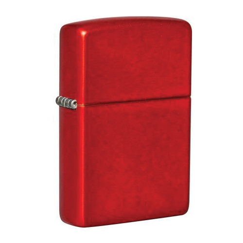 Zippo 49475 Classic Pocket Lighter, Metal, Metallic Red - 2