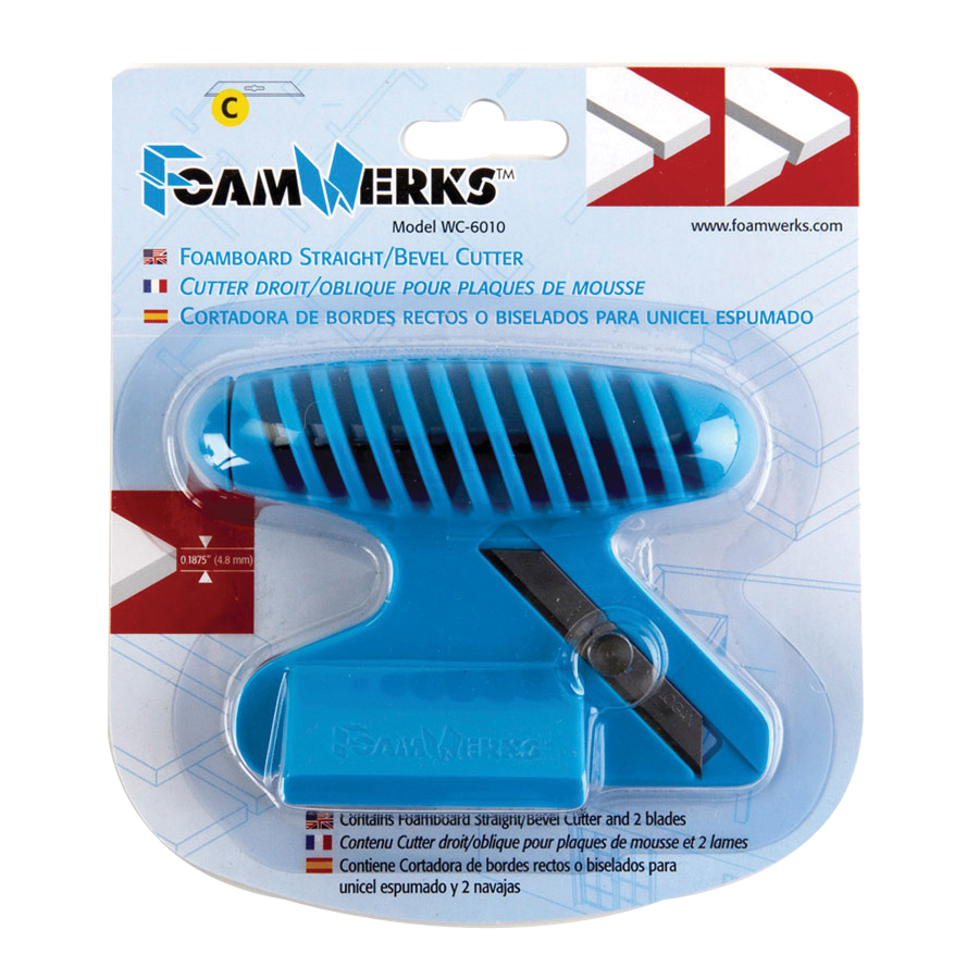 Logan FOAMWERKS Series WC-6010 Straight/Bevel Cutter, Ergonomic Handle - 3